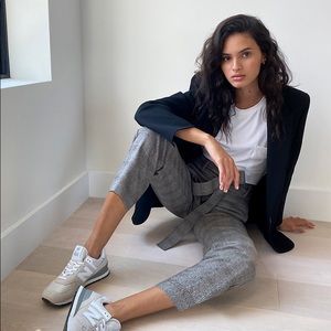 Aritzia Wilfred Tie Front Wool Pants